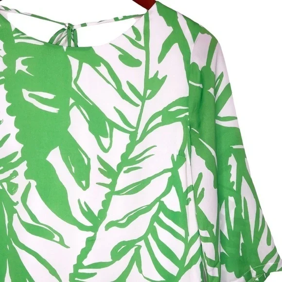LILLY PULITZER for Target Boom Boom Palm Leaf Tie Back Dress Size XS in Green - Picture 5 of 15